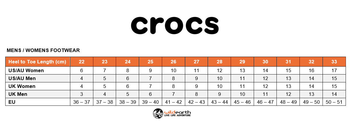 Crocs Classic All Terrain Unisex Clogs - Black - US M7/W9